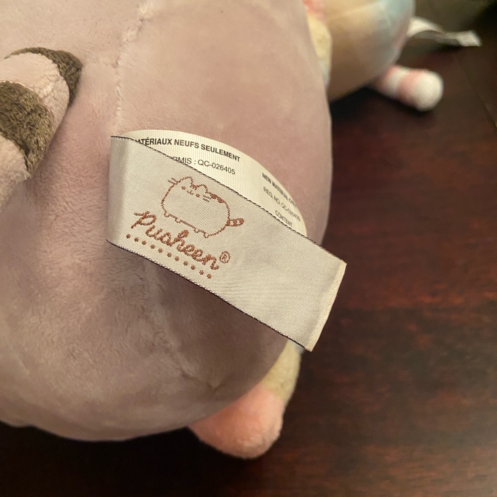 Pusheen Plush in Light Purple with Pink and Cream Accents - Picture 4 of 4